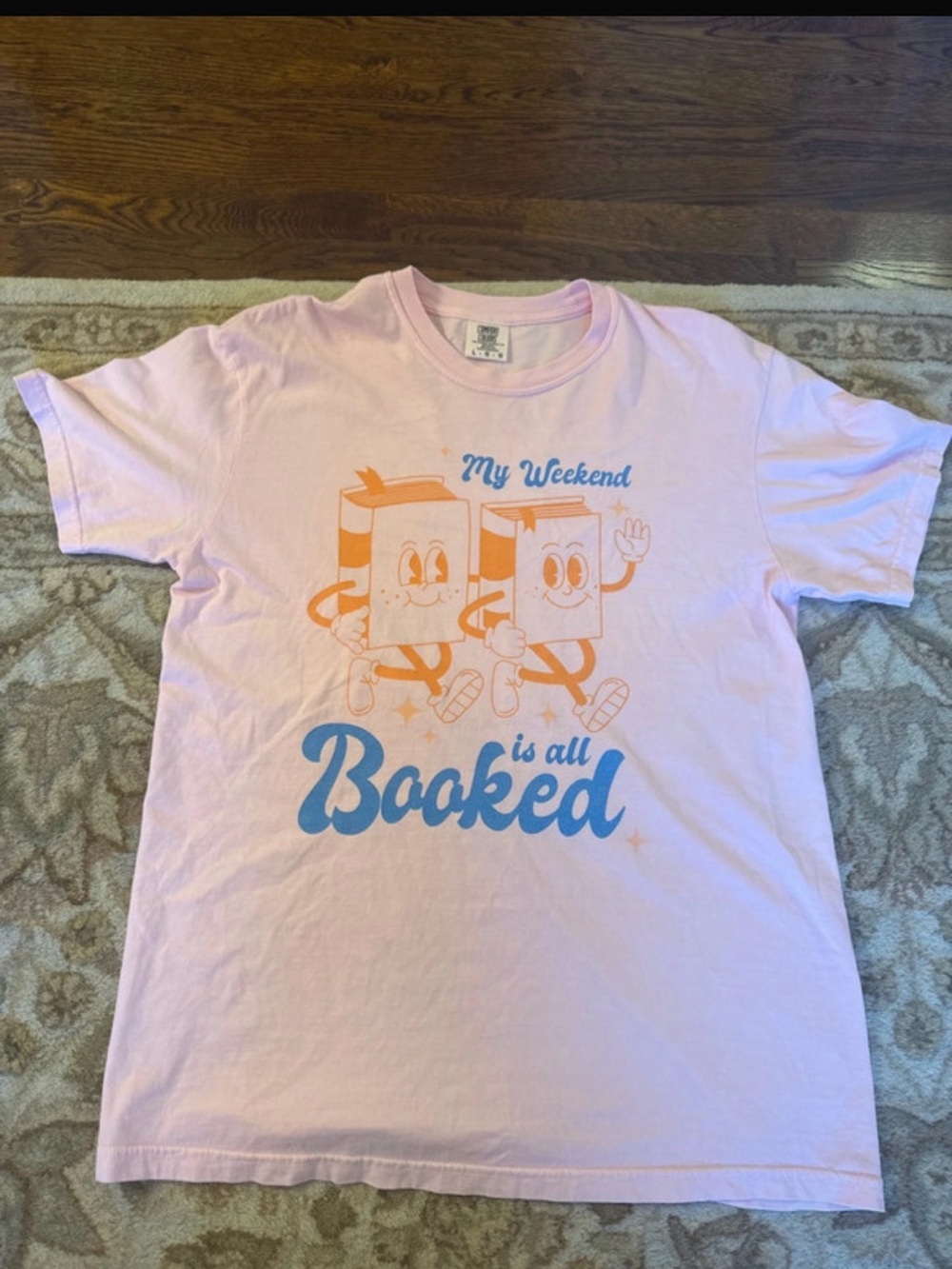 Comfort Colors Pink "My Weekend is All Booked" Graphic Tee